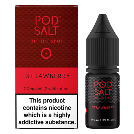 Strawberry 10ml Nic Salt By Pod Salt - Prime Vapes UK