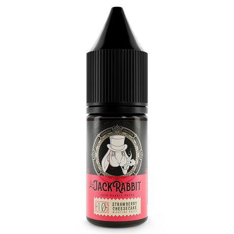Strawberry Cheesecake 10ml Nic Salt E-liquid By Jack Rabbit - Prime Vapes UK