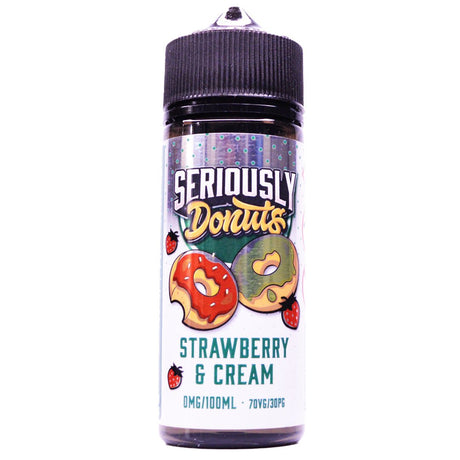 Strawberry & Cream 100ml Shortfill By Seriously Donuts Seriously Donuts