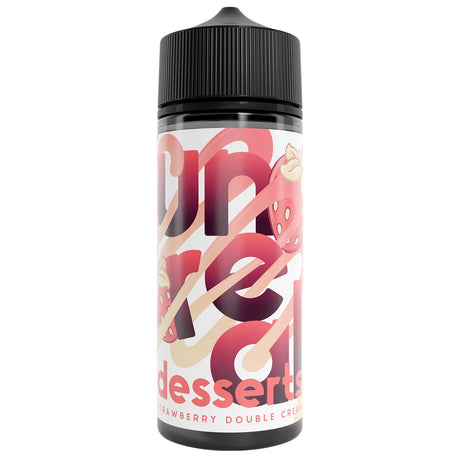 Strawberry Double Cream 100ml Shortfill By Unreal Desserts - Prime Vapes UK