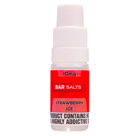 Strawberry Ice 10ml Nic Salt E-liquid By Bar Salts - Prime Vapes UK