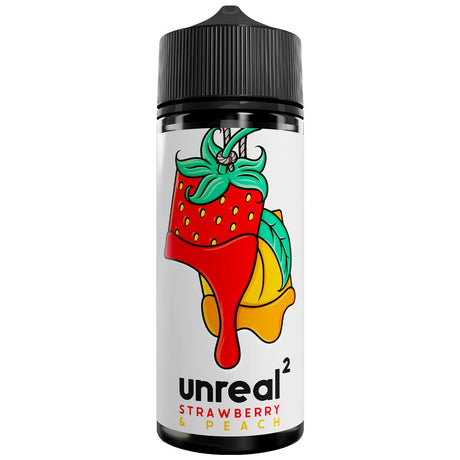 Strawberry Peach 100ml Shortfill By Unreal 2 Prime Vapes UK