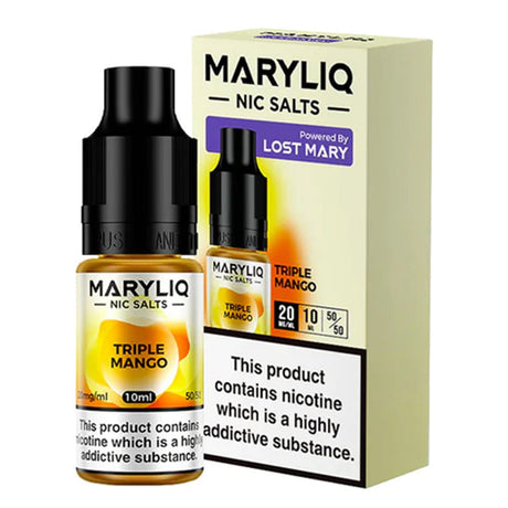 Triple Mango 10ml Nic Salt E-liquid By MaryLiq - Prime Vapes UK