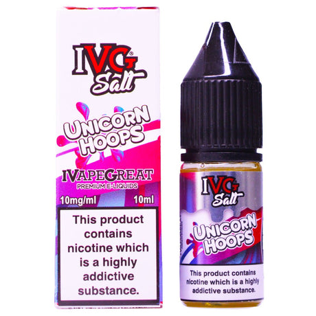 Unicorn Hoops 10ml Nic Salt By IVG Prime Vapes UK