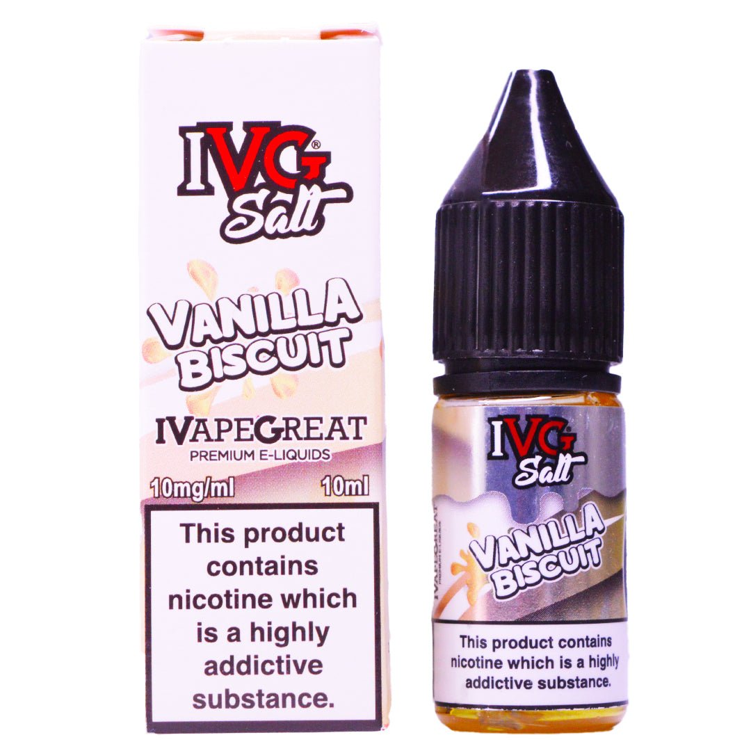 Vanilla Biscuit 10ml Nic Salt By IVG Prime Vapes UK