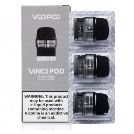 Vinci Q Replacement Pods & Coils By Voopoo - 3 Pack Prime Vapes UK