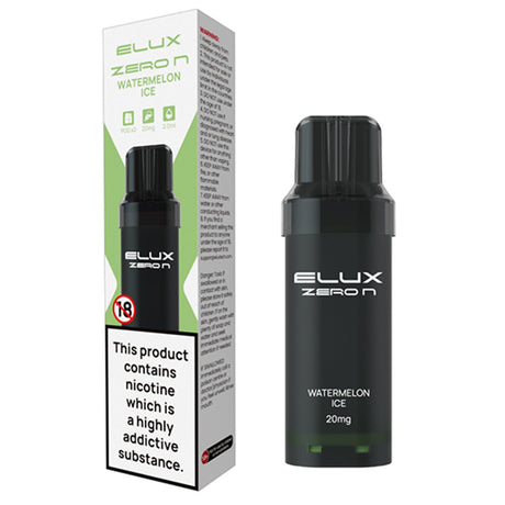 Watermelon Ice Zero N Pre-filled Pods By Elux - Prime Vapes UK