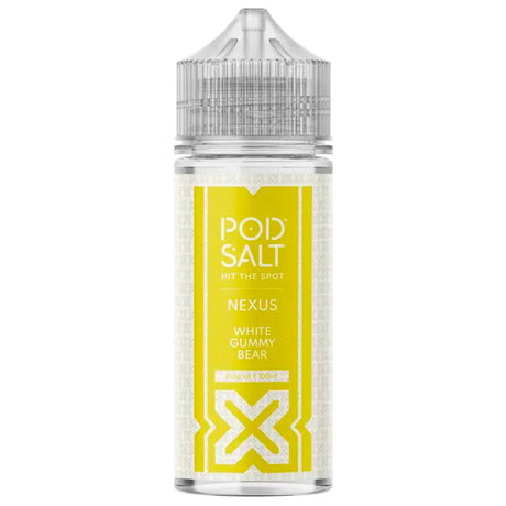 White Gummy Bear 100ml Shortfill By Pod Salt Nexus Pod Salt Nexus