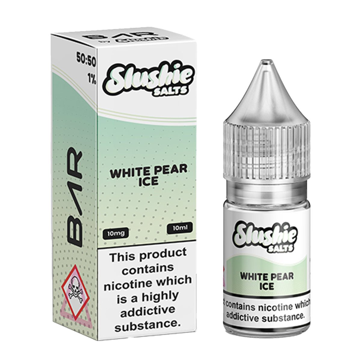 White Pear Ice 10ml Nic Salt By Slushie Bar Salts - Prime Vapes UK