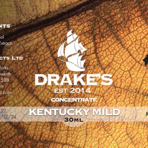 30ml-MILD Kentucky Mild Concentrate Drake's E-Liquid