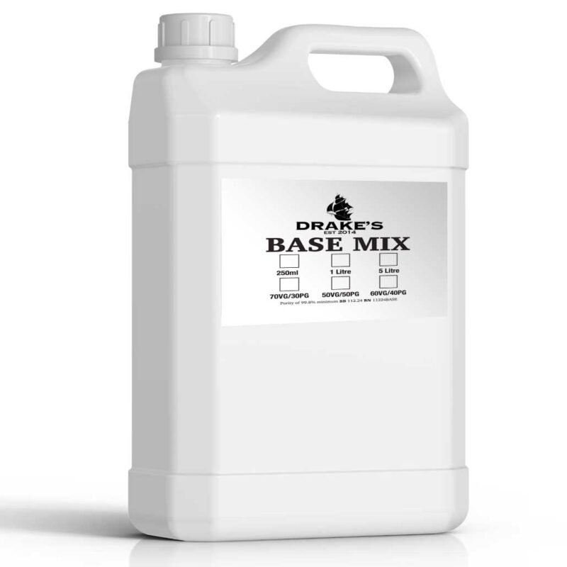VG PG Base Mix Various Drake's E-Liquid