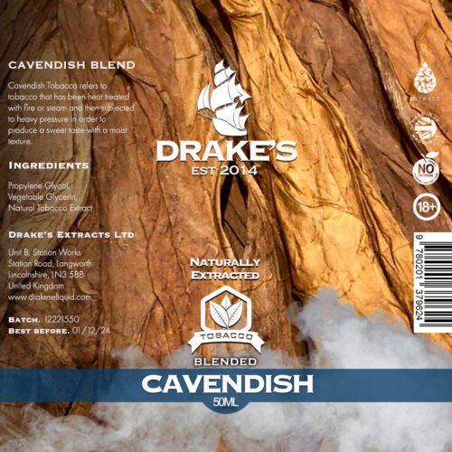 Cavendish Tobacco E-Liquid Drake's E-Liquid