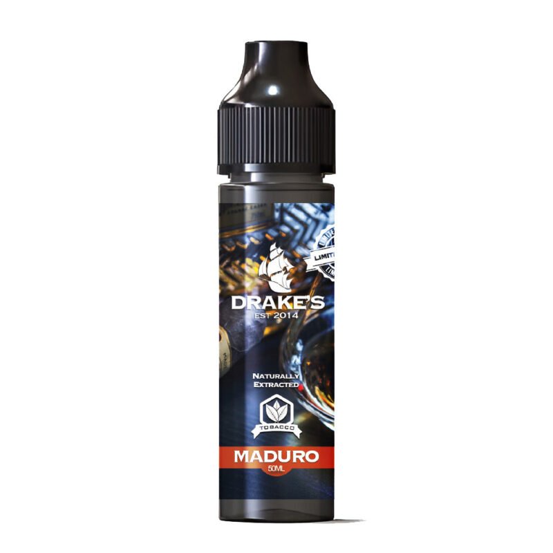 Drakes-Maduro-Cigar-E-Liquid Maduro Ligero Cigar 50ml Drake's E-Liquid