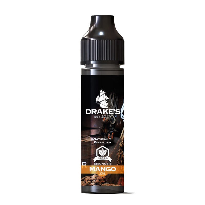 Drakes-Magnuss-Mango-tobacco-eliquid Magnus’s Mango Tobacco E liquid Drake's E-Liquid