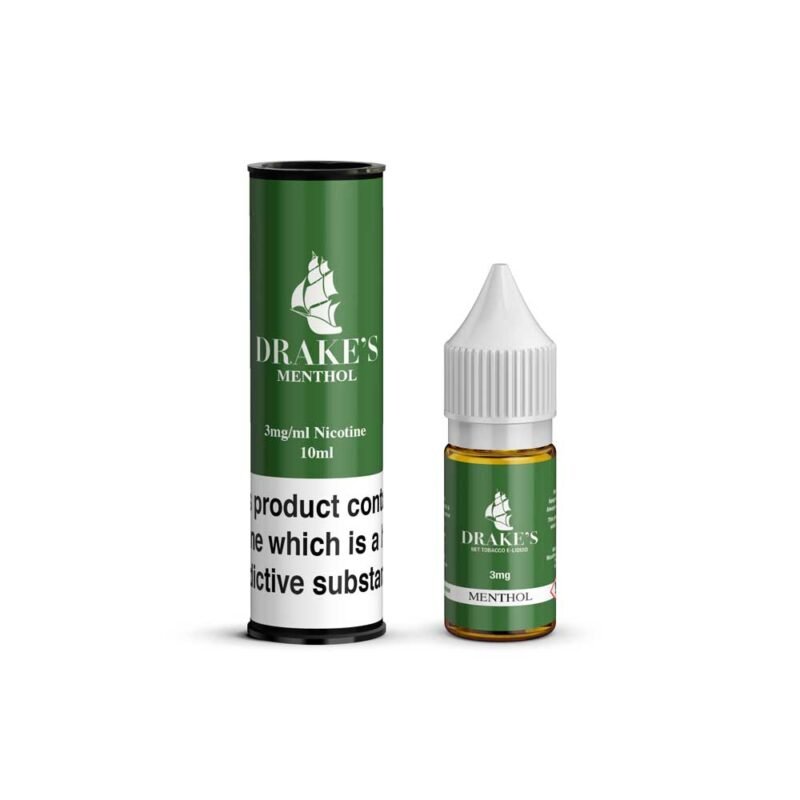Drakes-Menthol-Tobacco-E-liquid-NET-10ml Menthol Virginia Tobacco E-liquid 10ml Drake's E-Liquid