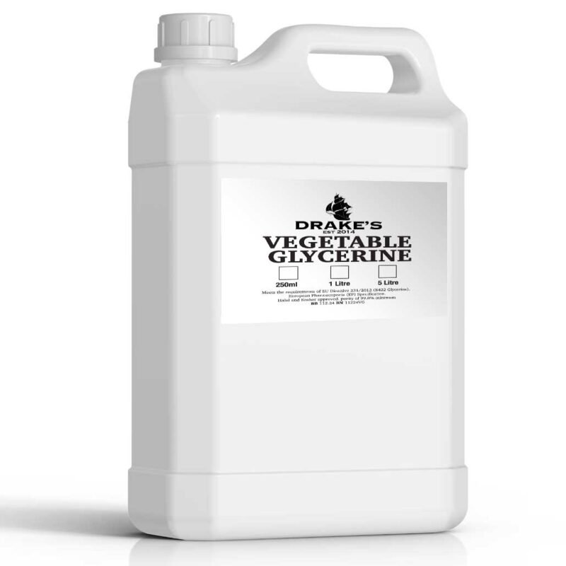 Vegetable Glycerine 250ml - 20 Litres Drake's E-Liquid