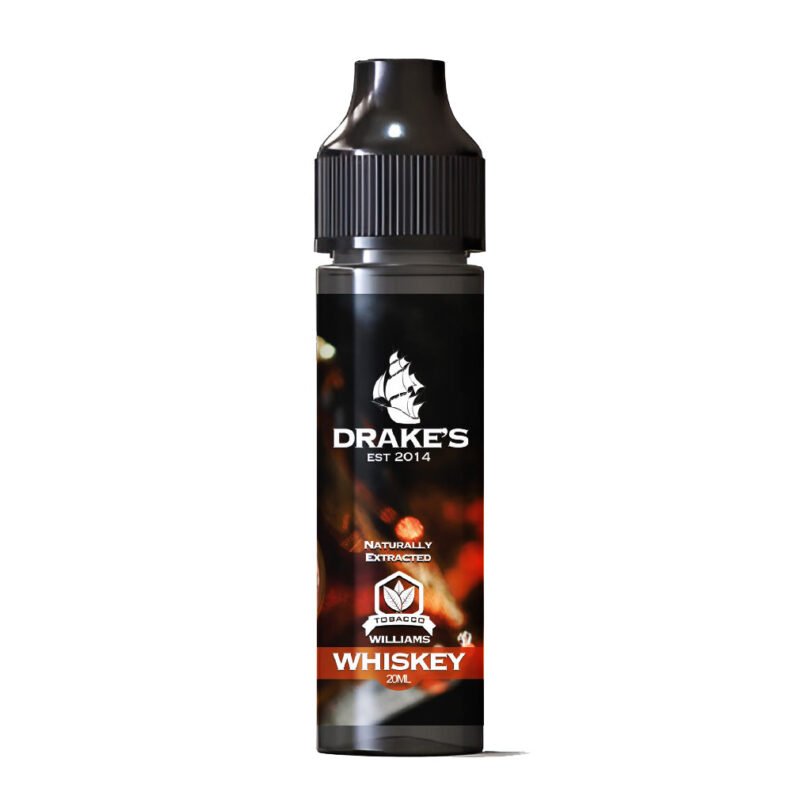 Drakes-Whiskey-Tobacco-eliquid William’s Whiskey Tobacco E-liquid Drake's E-Liquid