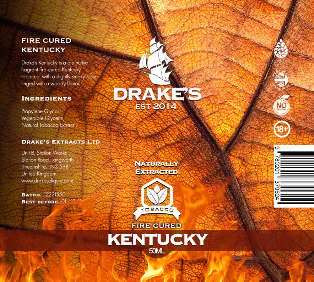 Kentucky Tobacco E-liquid Drake's E-Liquid