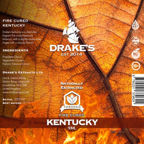 Kentucky Tobacco E-liquid Drake's E-Liquid