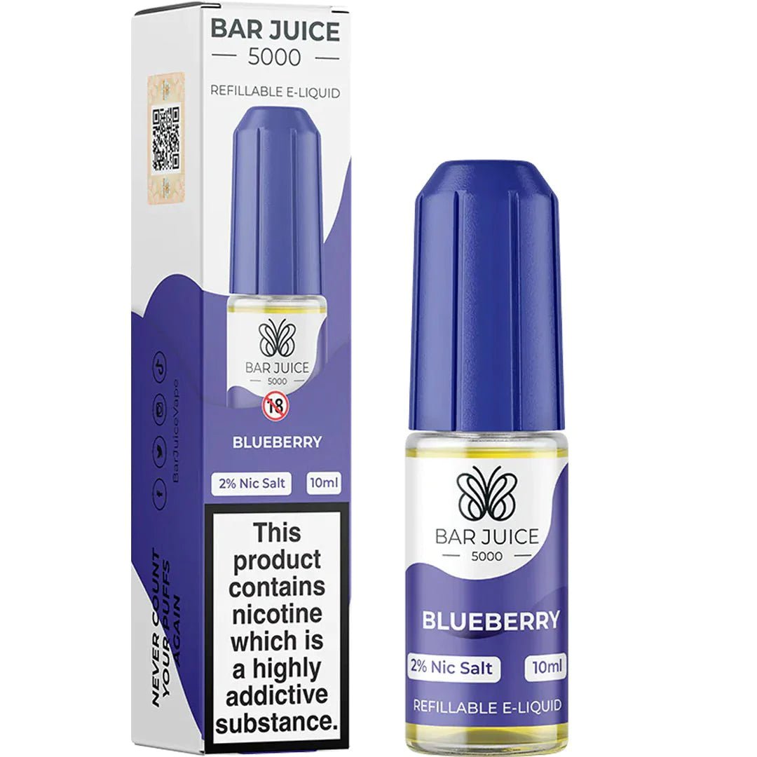 Blueberry with Bar Juice 5000's Nic Salt E-liquid