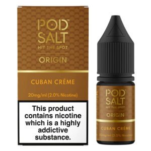 Cuban Cream 10ml Nic Salt By Pod Salt