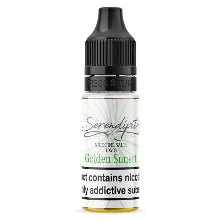 Golden Sunset 10ml Nic Salt E-liquid By Wick Liquor Serendipity